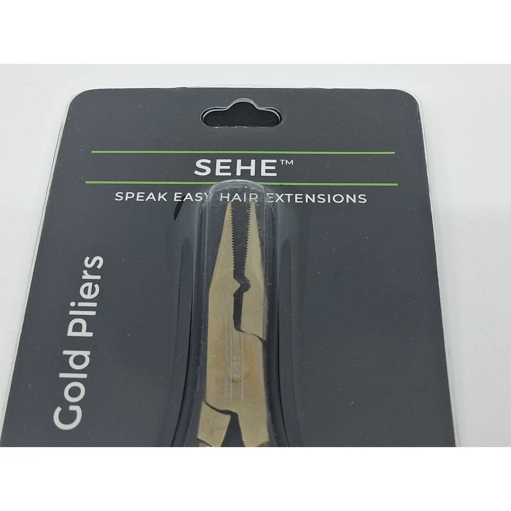 SEHE Speak Easy Hair Extensions Gold Pliers